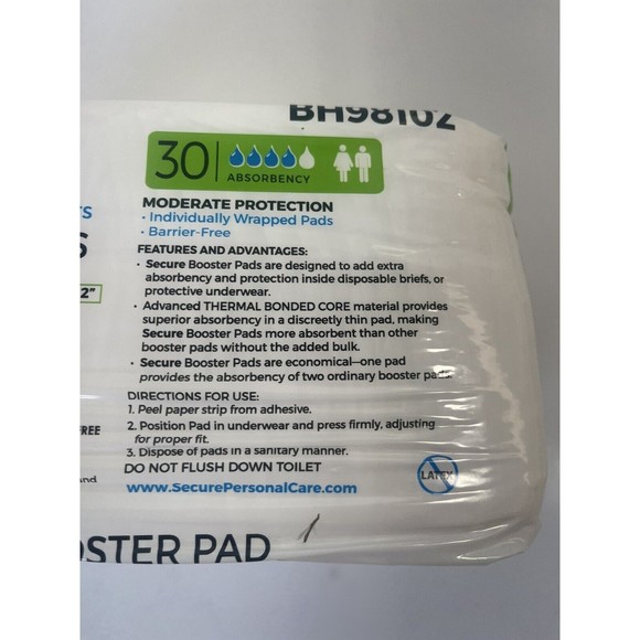 COPY - COPY - Secure booster pads 90 pc  BH98102 Ultra Bladder Control incontin… - Picture 7 of 8